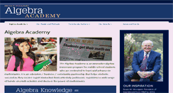Desktop Screenshot of algebraacademy.net