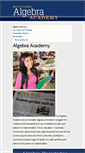 Mobile Screenshot of algebraacademy.net